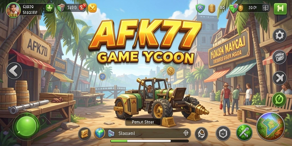 Tampilan menarik dari permainan Tycoon AFK77 yang mengasyikkan.