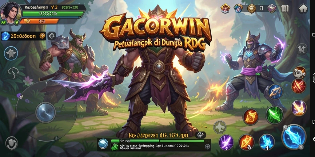 Gameplay RPG GACORWIN yang seru dan mendebarkan.