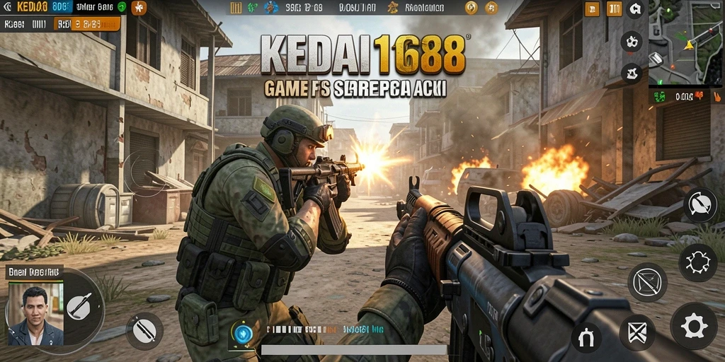 Tampilan gameplay KEDAI168 yang dinamis dan seru.