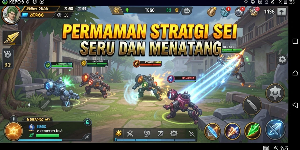 Tampilan gameplay menarik dalam KEPO66 menunjukkan pertempuran strategis.