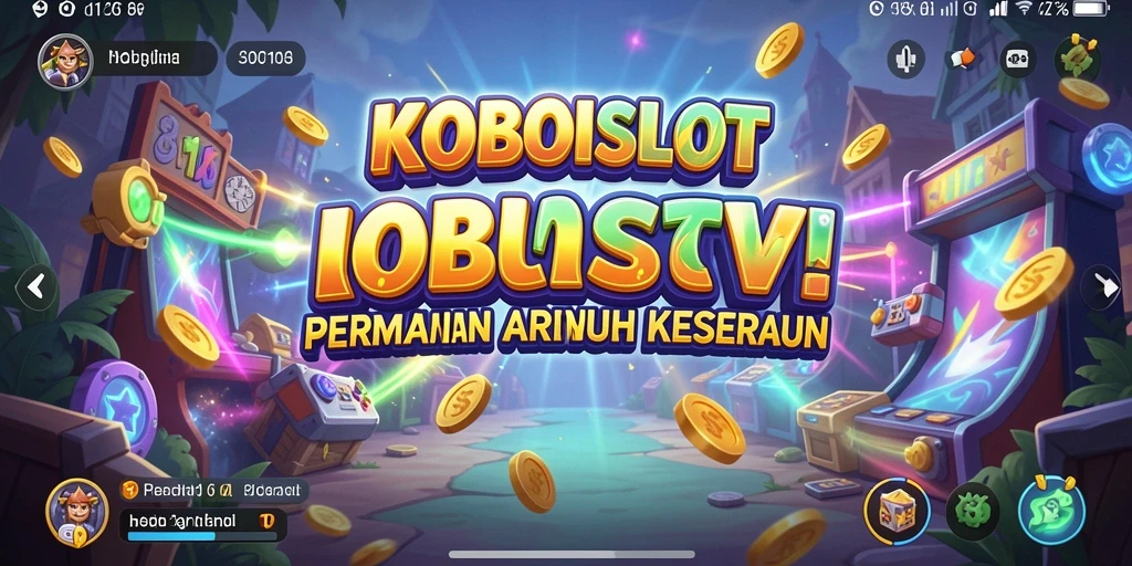 Screenshot KOBOISLOT menunjukkan gameplay yang seru dan penuh warna.