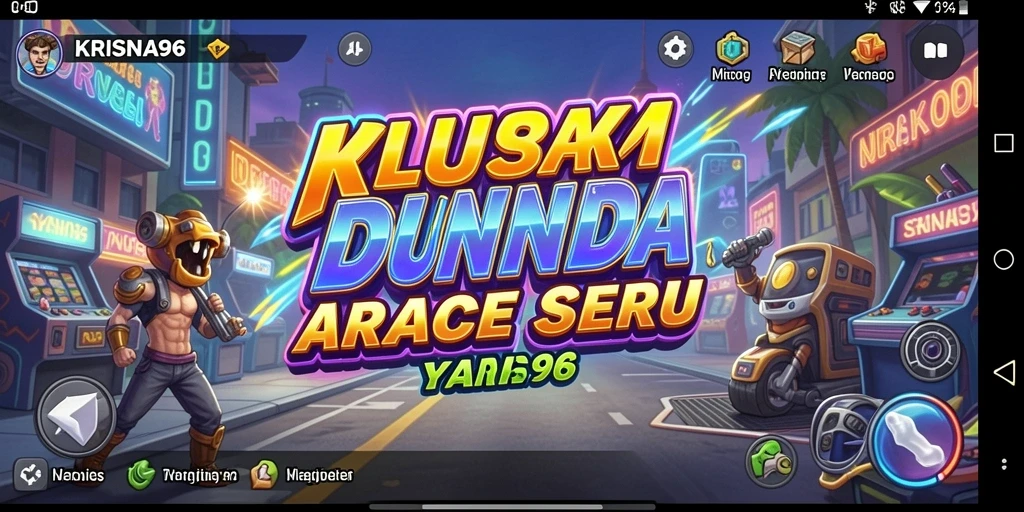 Tampilan gameplay seru dari KRISNA96 yang menantang pemain.