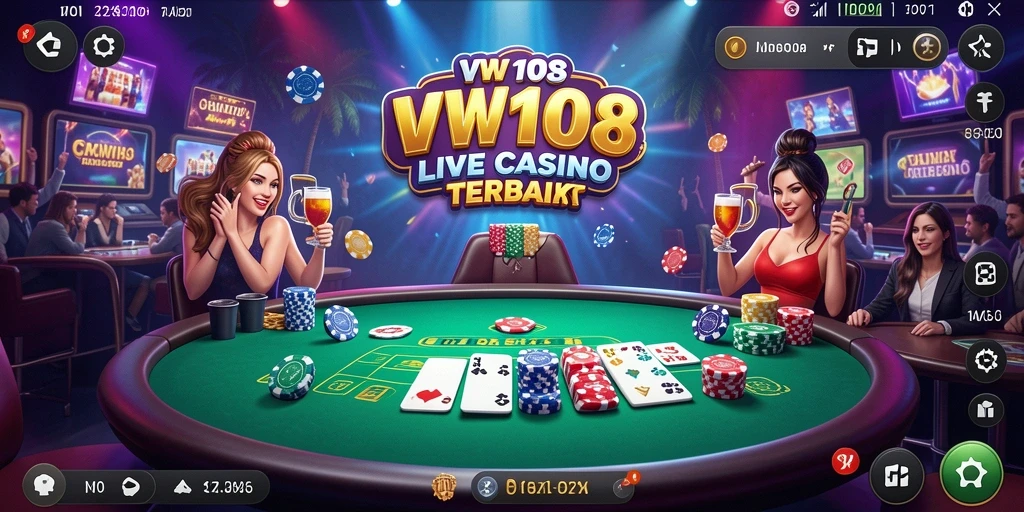 Tampilan gameplay Live Casino yang menegangkan dan interaktif.