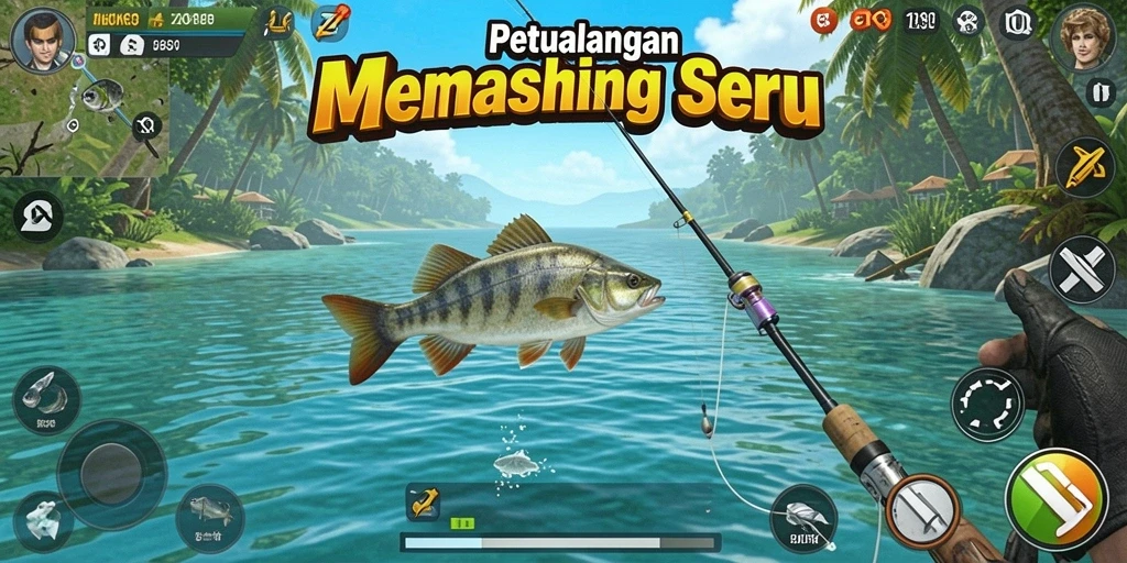 Tangkapan ikan di ZK3 saat bermain dengan teman.